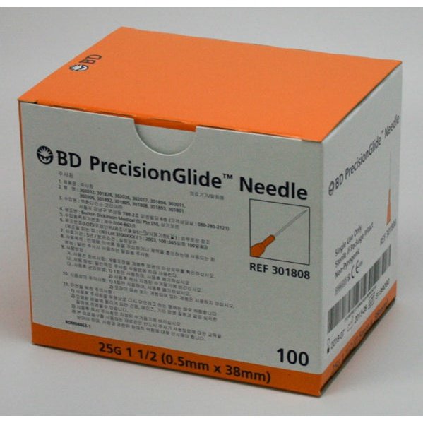 BD Needles 25g X 1 1/2" 100s - Cutprice Online
