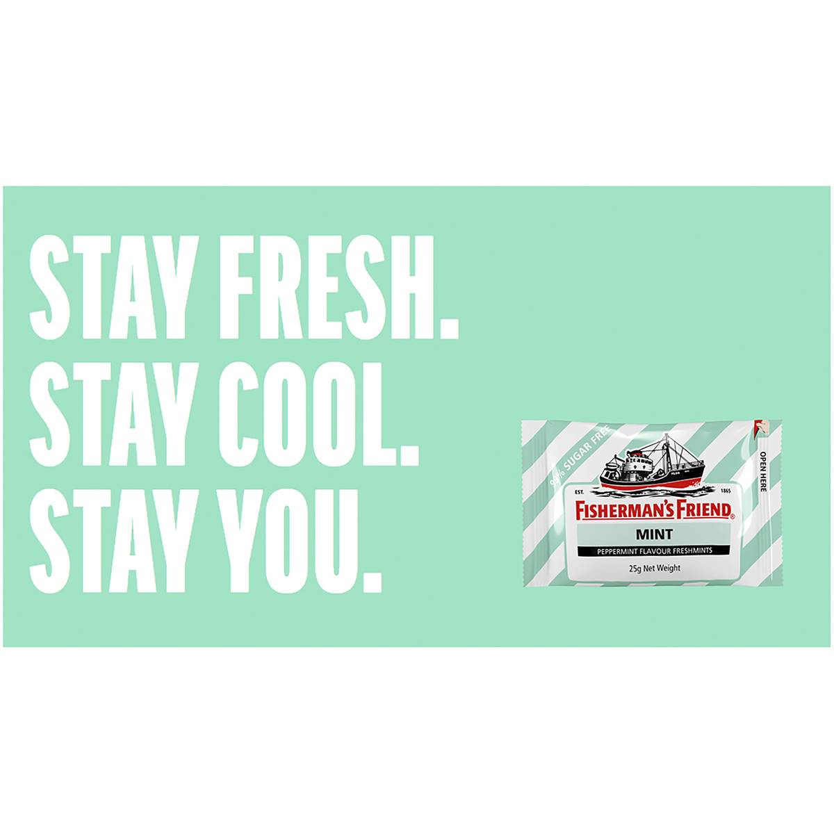 Fisherman's Friend Mints Fresh Sugar Free 25g - Cutprice Online