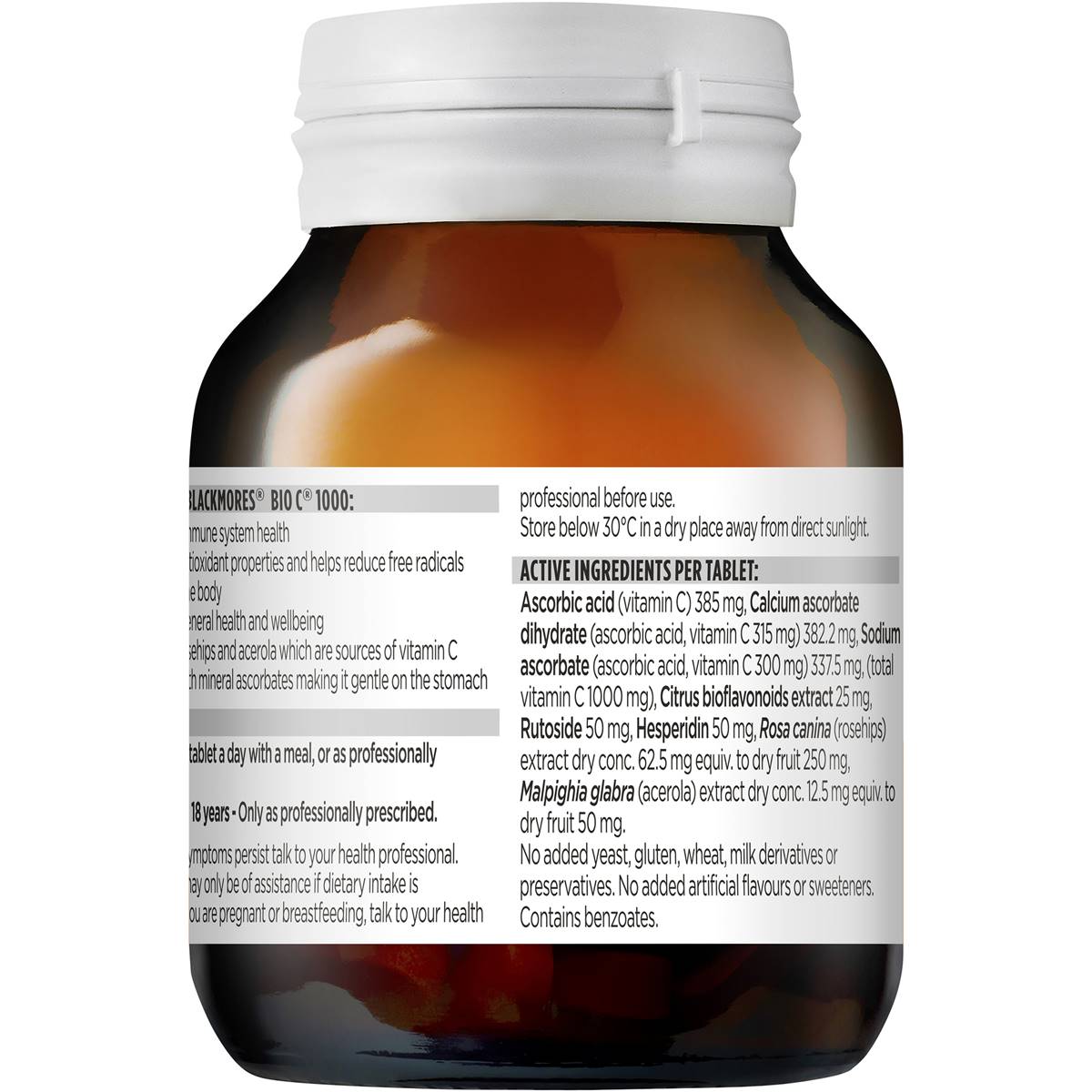 Blackmores Bio C 1000mg 62 Tablets - Cutprice Online
