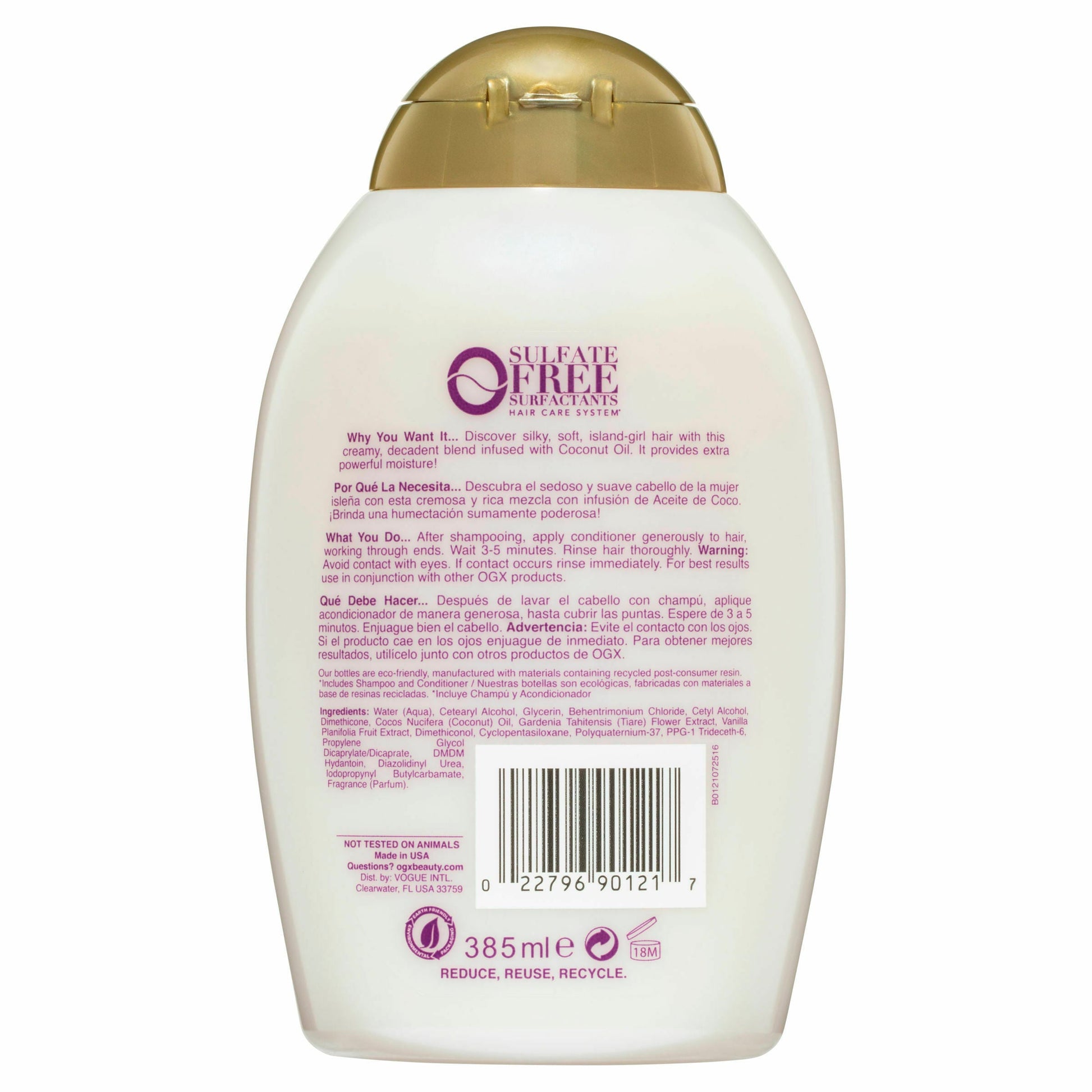 OGX Coconut Miracle Oil Extra Strength Conditioner 385mL - Cutprice Online