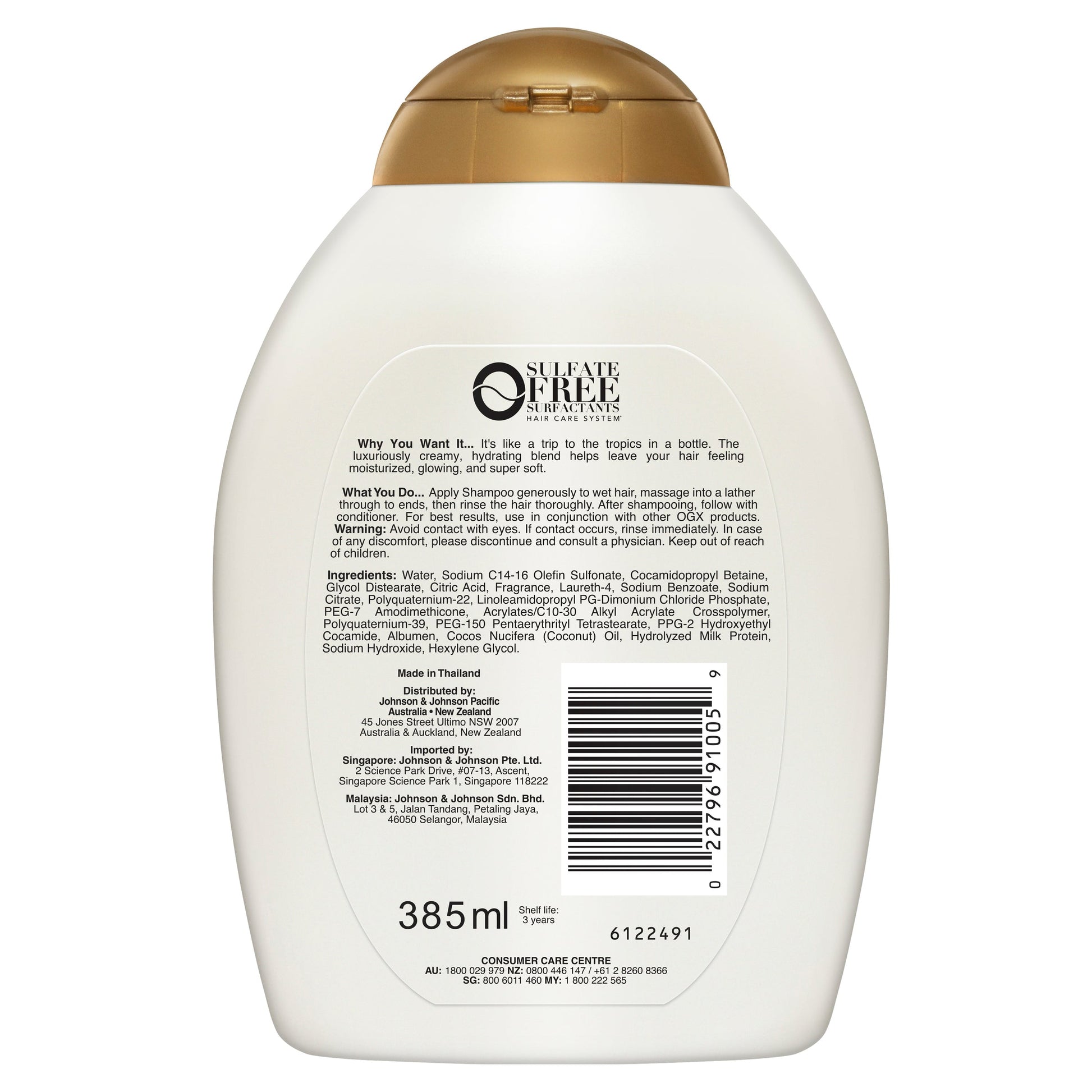 OGX Coconut Milk Shampoo 385ml - Cutprice Online