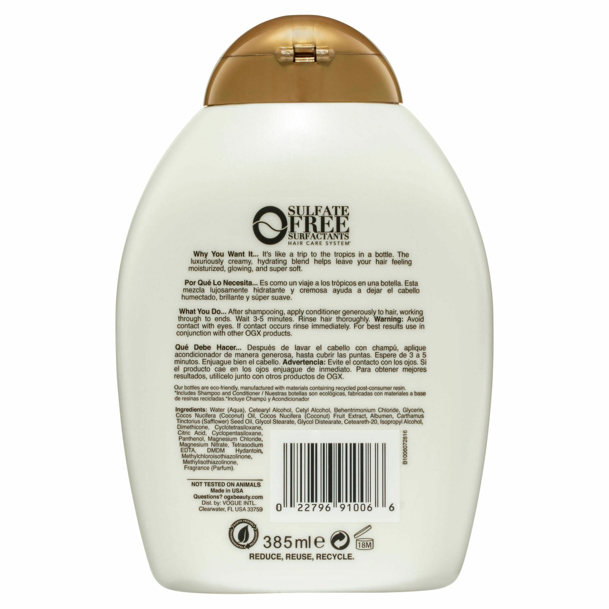 OGX Coconut Milk Conditioner 385ml - Cutprice Online