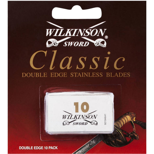 Gillette Wilkinson Sword Double Edge Razor Blades Stainless 10 Pack - Cutprice Online