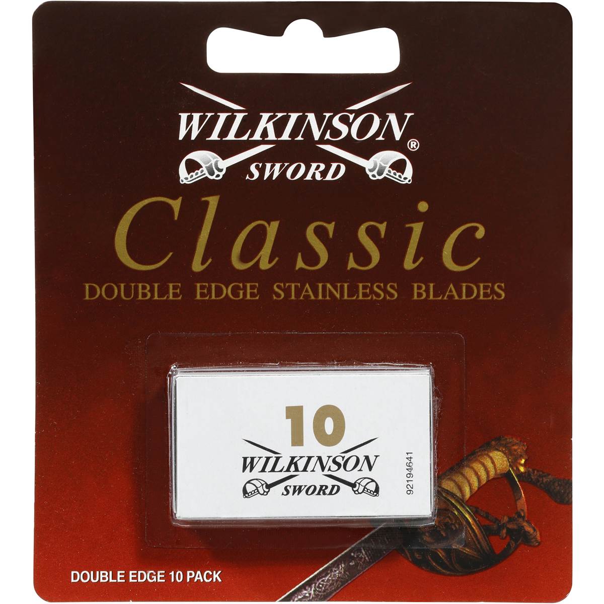 Gillette Wilkinson Sword Double Edge Razor Blades Stainless 10 Pack - Cutprice Online