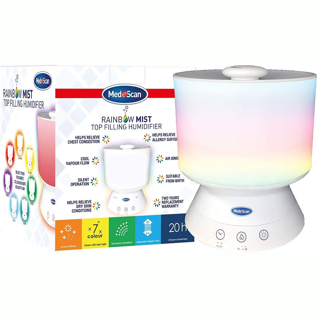 MedeScan Rainbow Mist TOP Filling Humidifier - Cutprice Online