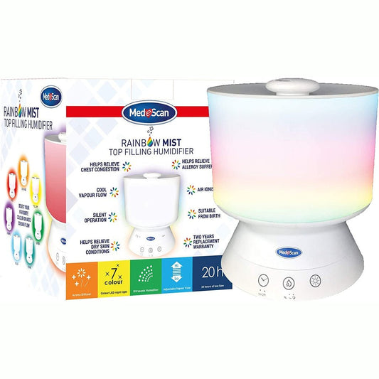 MedeScan Rainbow Mist TOP Filling Humidifier - Cutprice Online