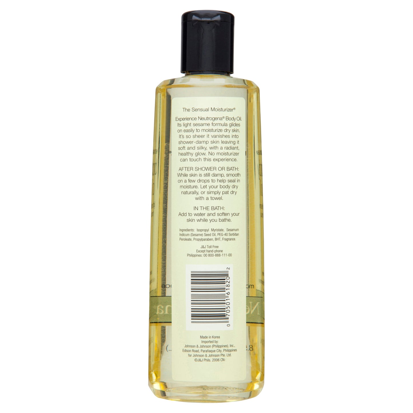 Neutrogena Body Oil Light Sesame 250mL - Cutprice Online