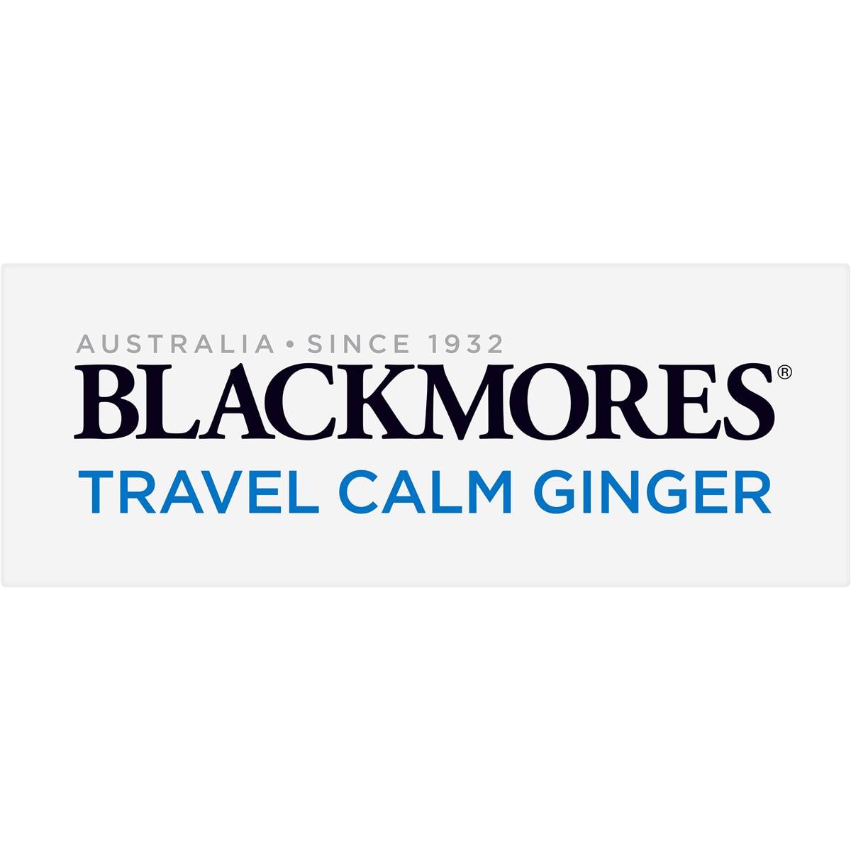 Blackmores Travel Calm Ginger 45 Tablets - Cutprice Online