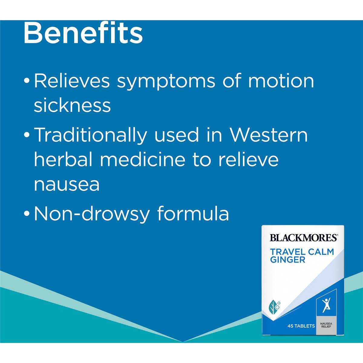 Blackmores Travel Calm Ginger 45 Tablets - Cutprice Online