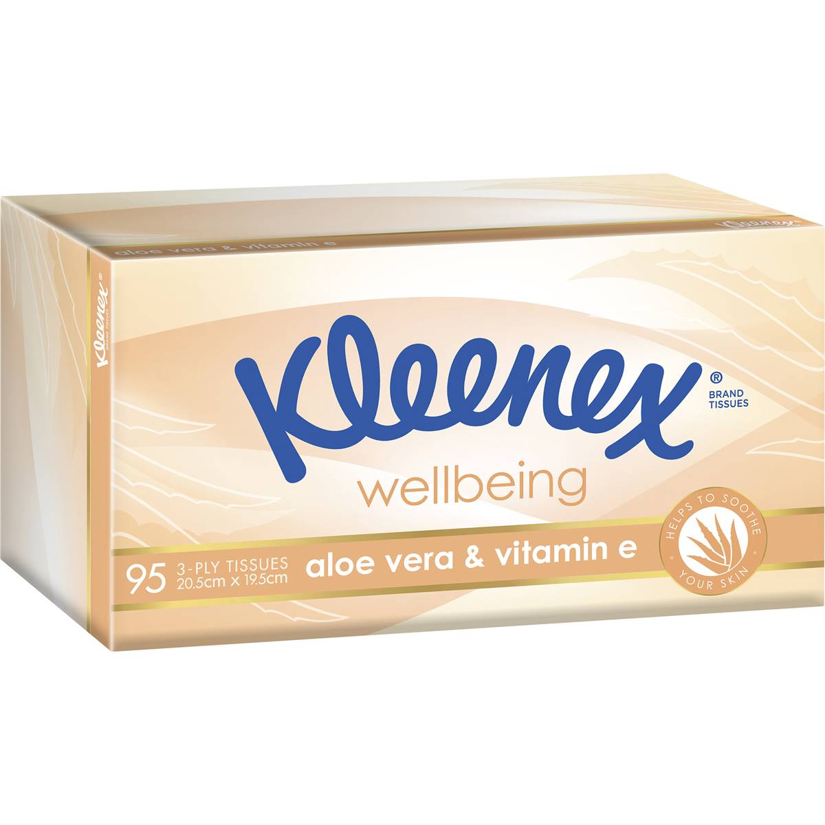 Kleenex Aloe Vera & Vitamin E 3 Ply Facial Tissues 95 - Cutprice Online