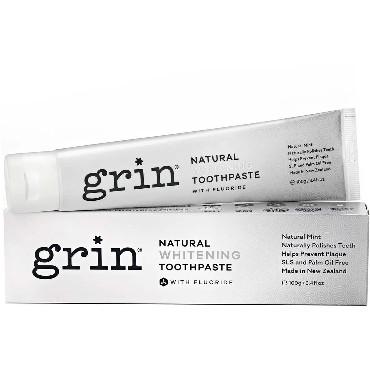 Grin Toothpaste Whitening With Fluoride 100g GRIN