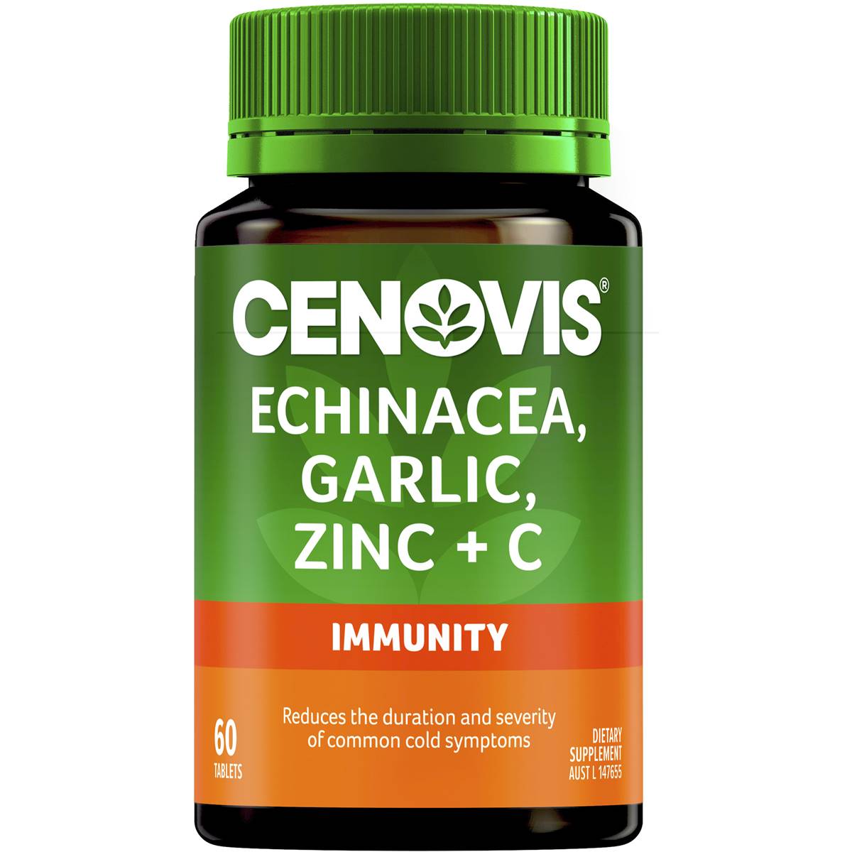 Cenovis Echinacea, Garlic, Zinc & C Tablets 60 Capsules - Cutprice Online