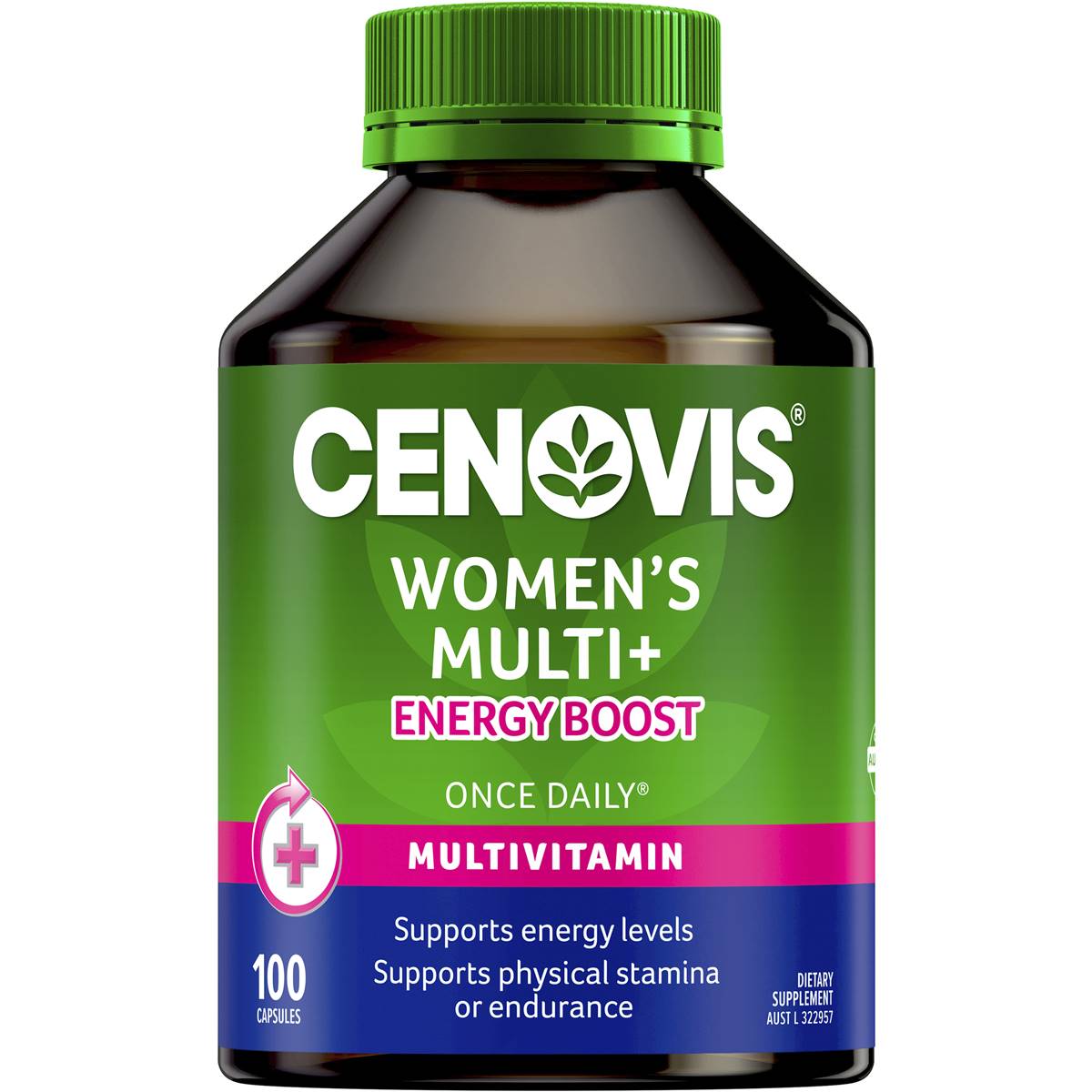 Cenovis Once Daily Women's Multi Energy Boost 100 Capsules - Cutprice Online