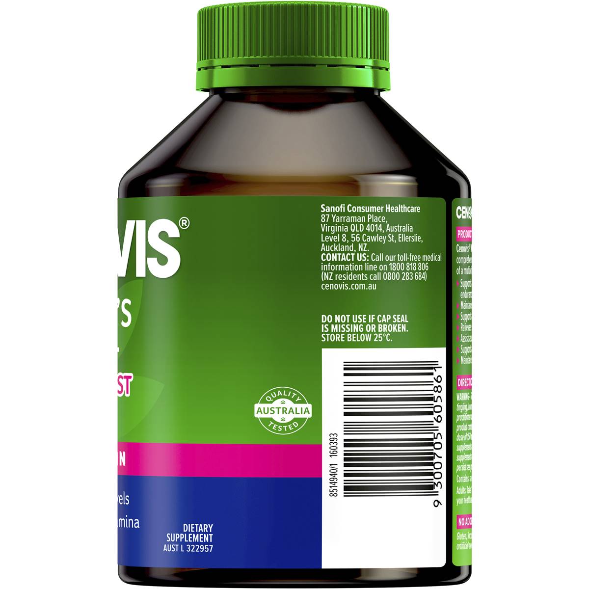 Cenovis Once Daily Women's Multi Energy Boost 100 Capsules - Cutprice Online