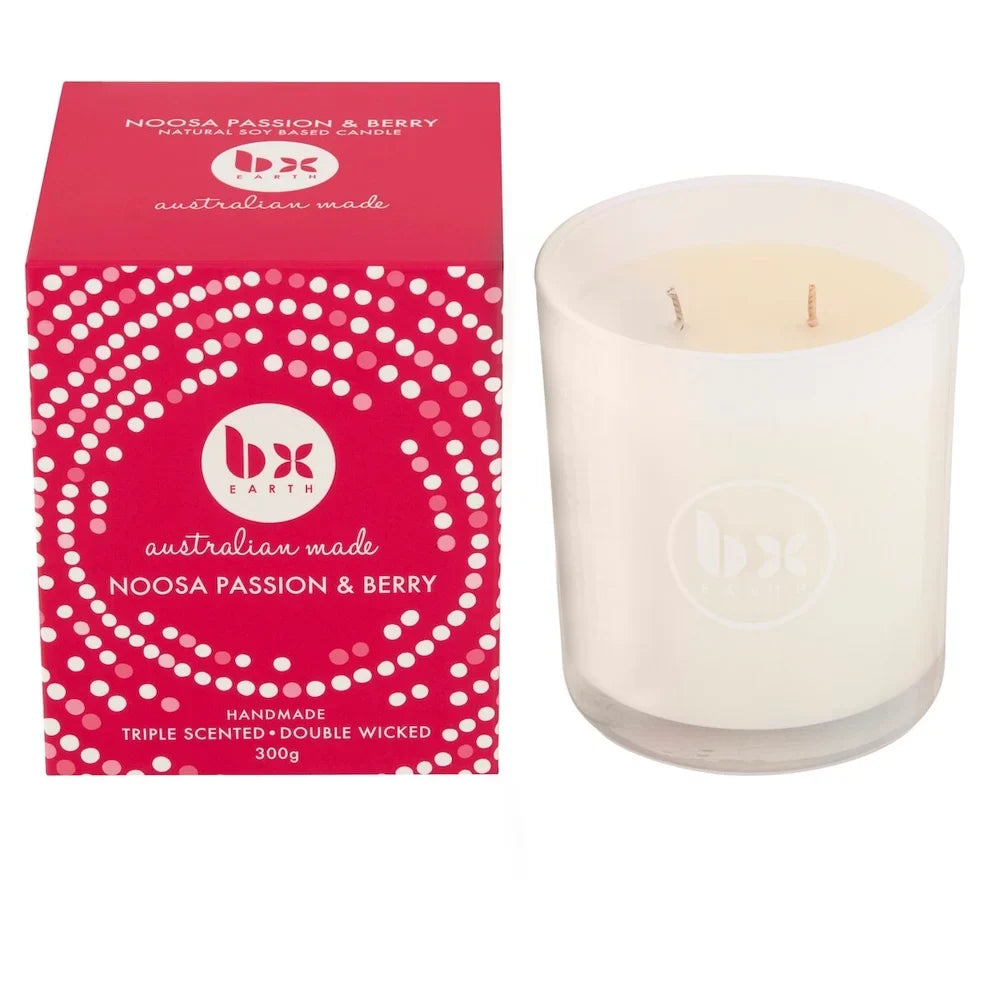 BX Earth Noosa Passion & Berry Soy Candle 300g