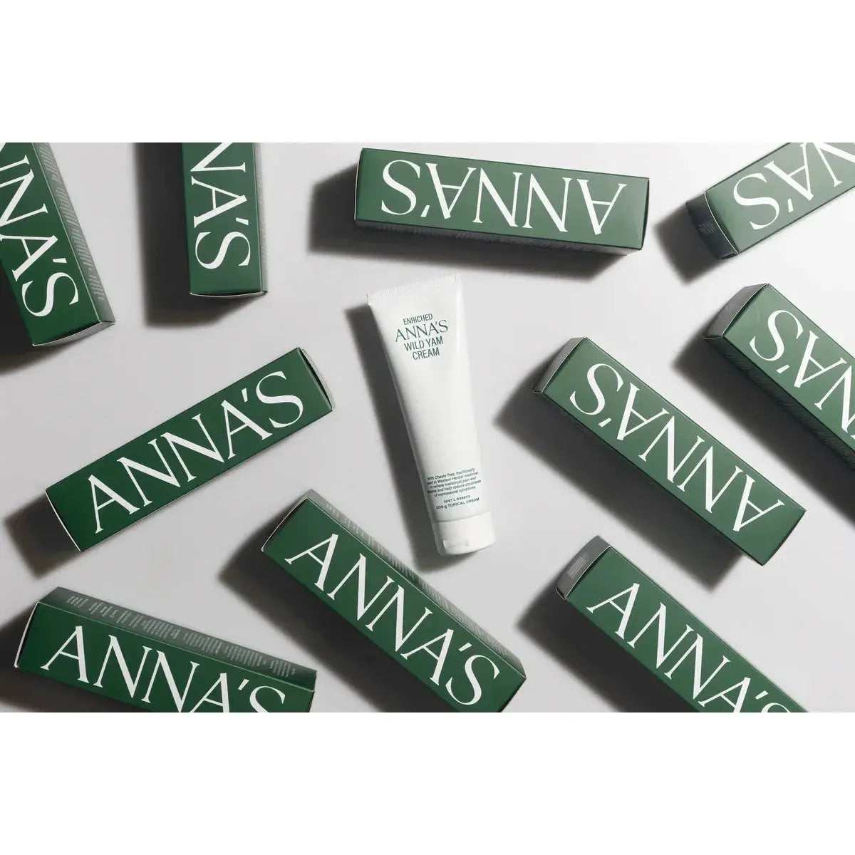 Anna's Wild Yam Cream (Her) Menstrual & Menopausal Symptoms 100g Tube ANNA'S