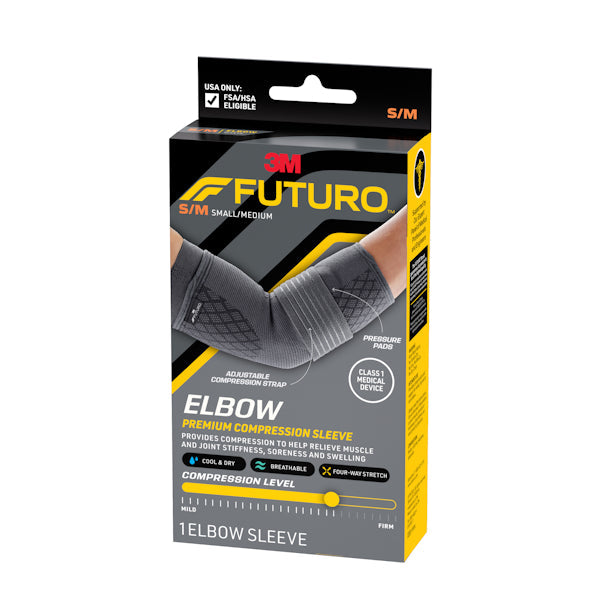 FUTURO Premium Compression Elbow Sleeve Small/Medium