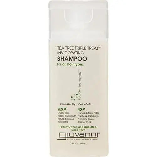 Giovanni Shampoo (Mini) Tea Tree Triple Treat (All Hair) 60ml GIOVANNI