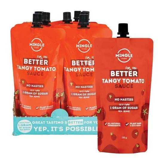 Mingle Better for You Sauce Tangy Tomato 10x250g MINGLE