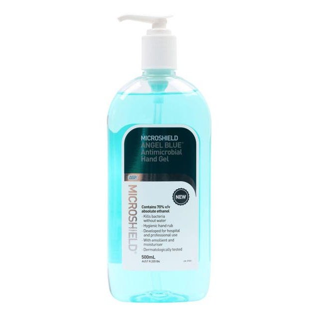 MICROSHIELD ANGEL BLUE HAND GEL 500ML - Cutprice Online