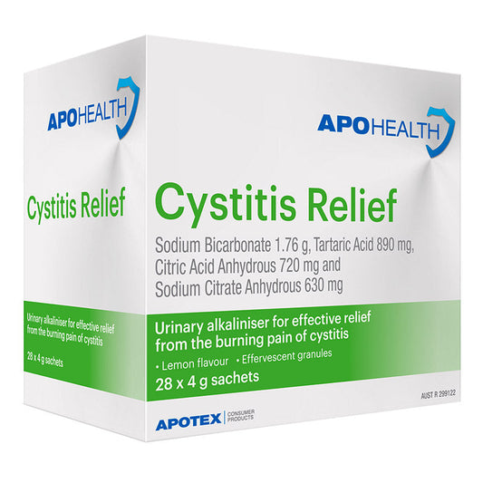 Apohealth Cystitis Relief 28 X 4g Sachets - Cutprice Online