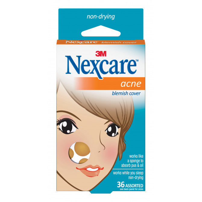 NEXCARE ACNE COVER ASSORTED 36 PACK - Cutprice Online