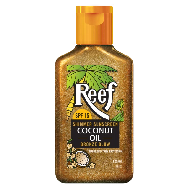 Reef Coconut Shimmer Oil Bronze Glow SPF15 125ml