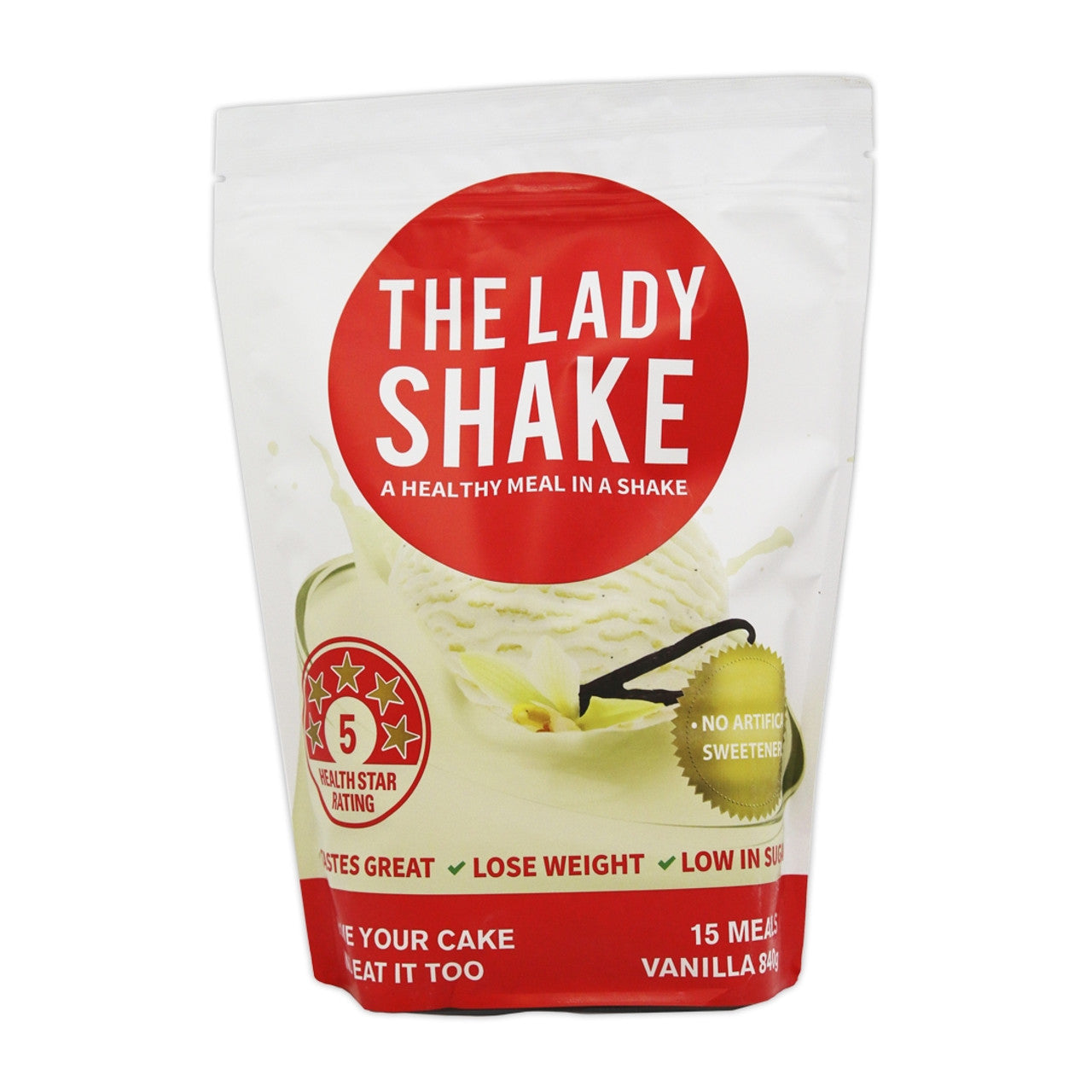 The Lady Shake Vanilla 840g - Cutprice Online