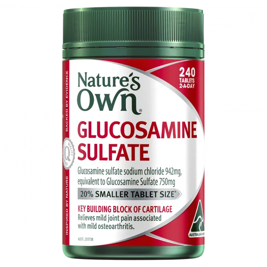 Nature's Own Glucosamine Sulfate 240 Tablets - Cutprice Online