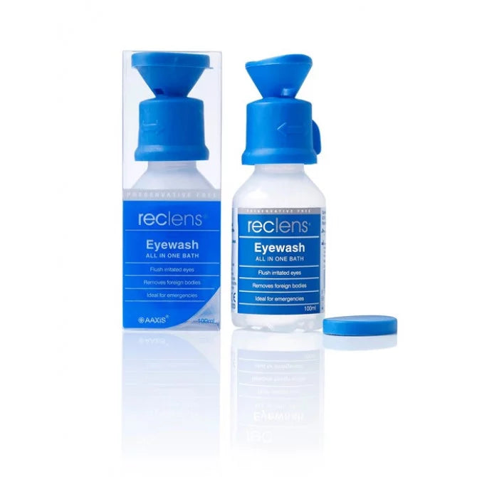 Reclens Eyewash with Eye Cup 100ml - Cutprice Online