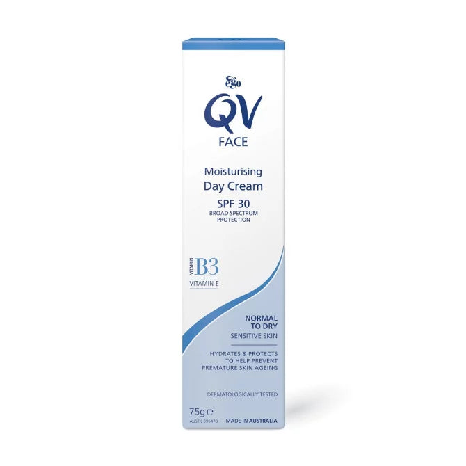 Ego QV Face Moisturising Cream SPF 30 75g - Cutprice Online