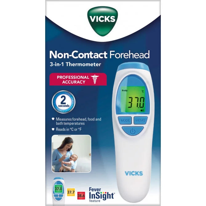 Vicks Non-Contact 3 In 1 Forehead Thermometer - Cutprice Online