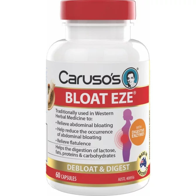 Caruso's Bloat Eze 60 Capsules - Cutprice Online