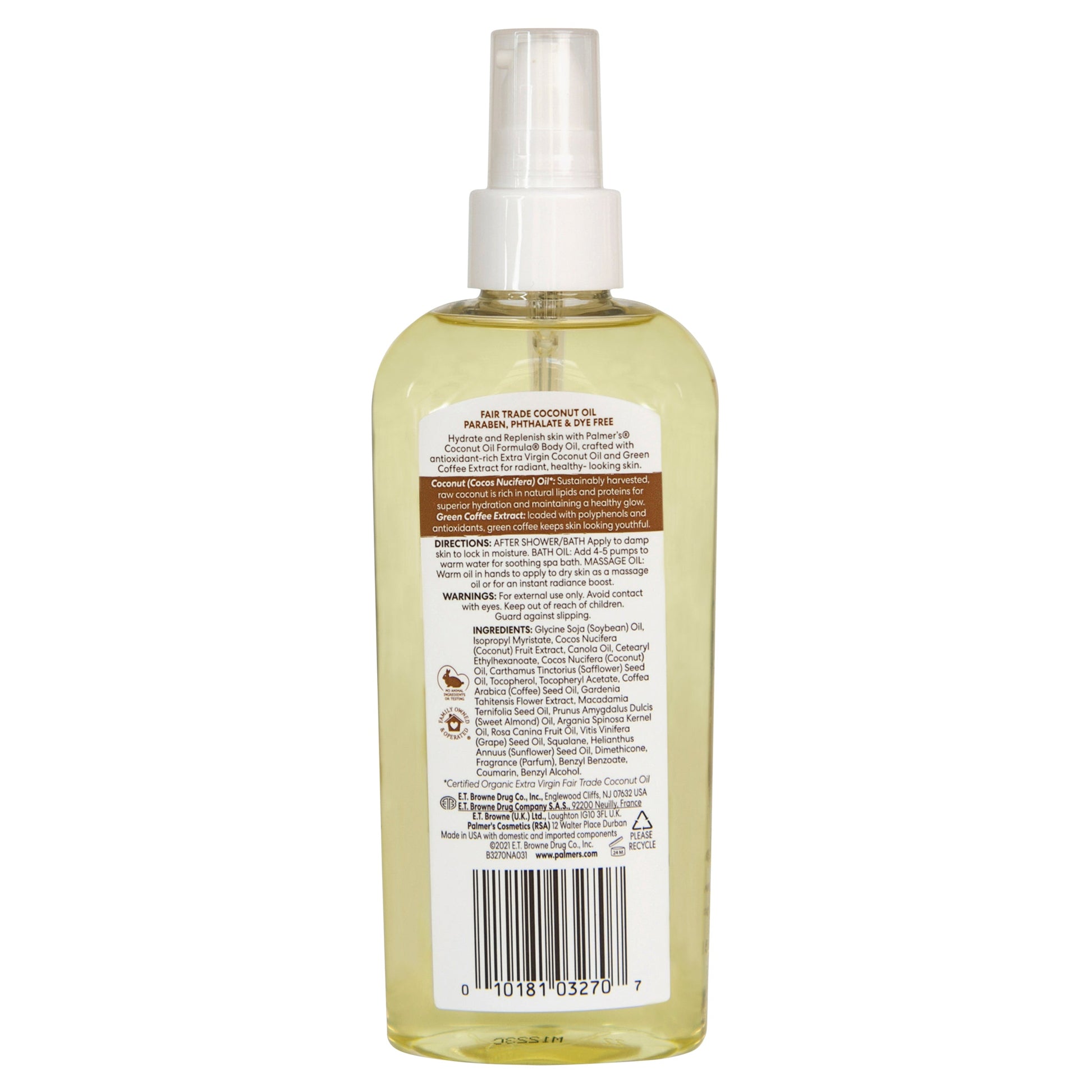 Palmer's Coconut Oil Hydrate Replenish Body Oil 150ml - Cutprice Online