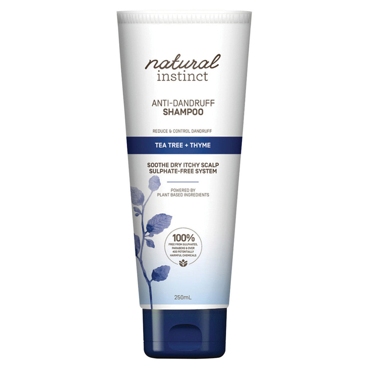 Natural Instinct Shampoo Anti-Dandruff (Tea Tree + Thyme) 250ml - Cutprice Online