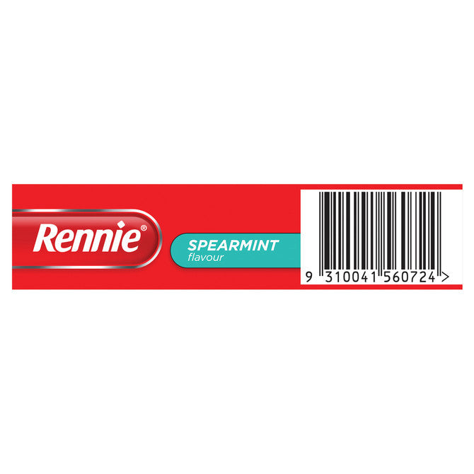 Rennie Indigestion and Heartburn Relief Spearmint 48 Chewable Tablets - Cutprice Online