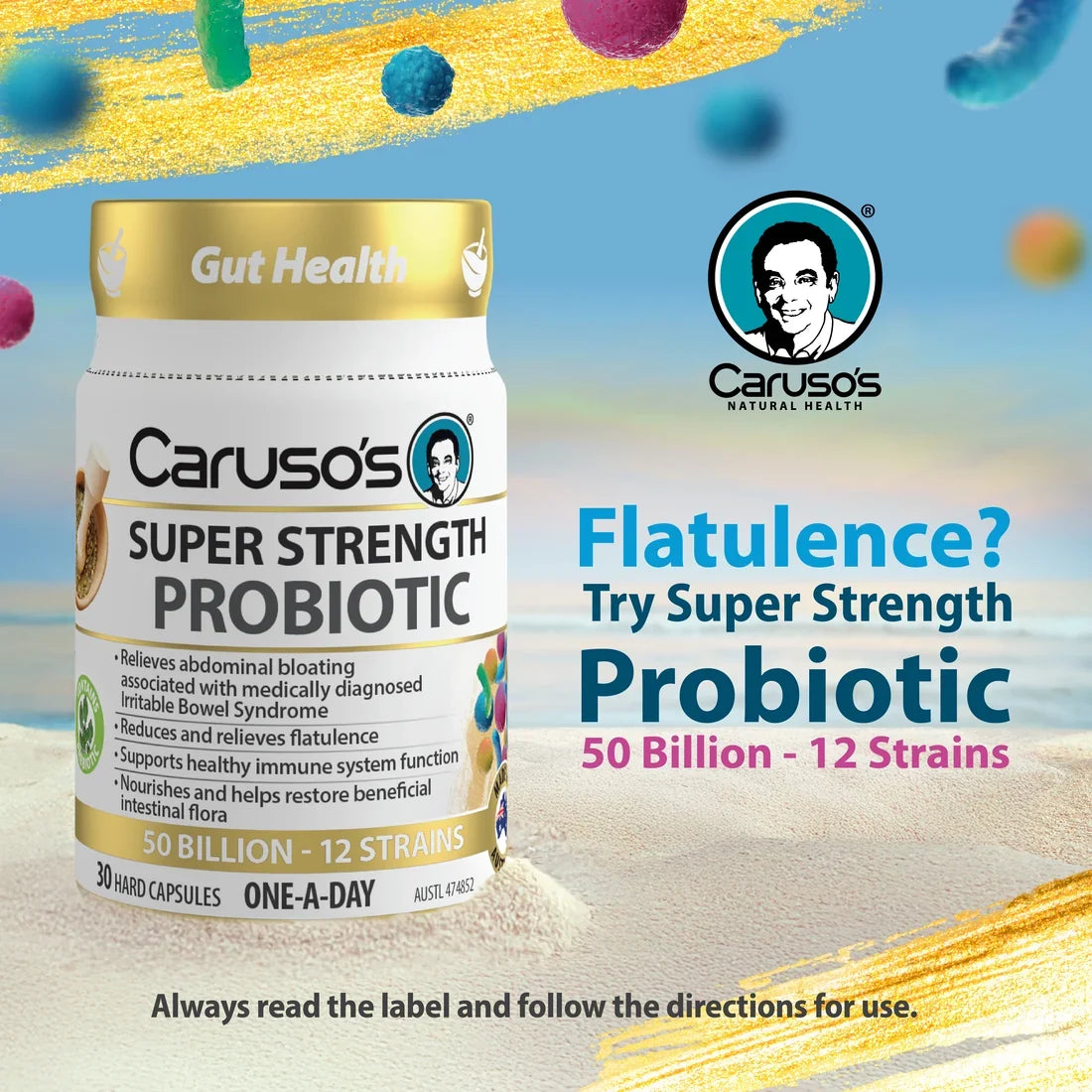 Caruso's Super Strength Probiotic 30 Caps