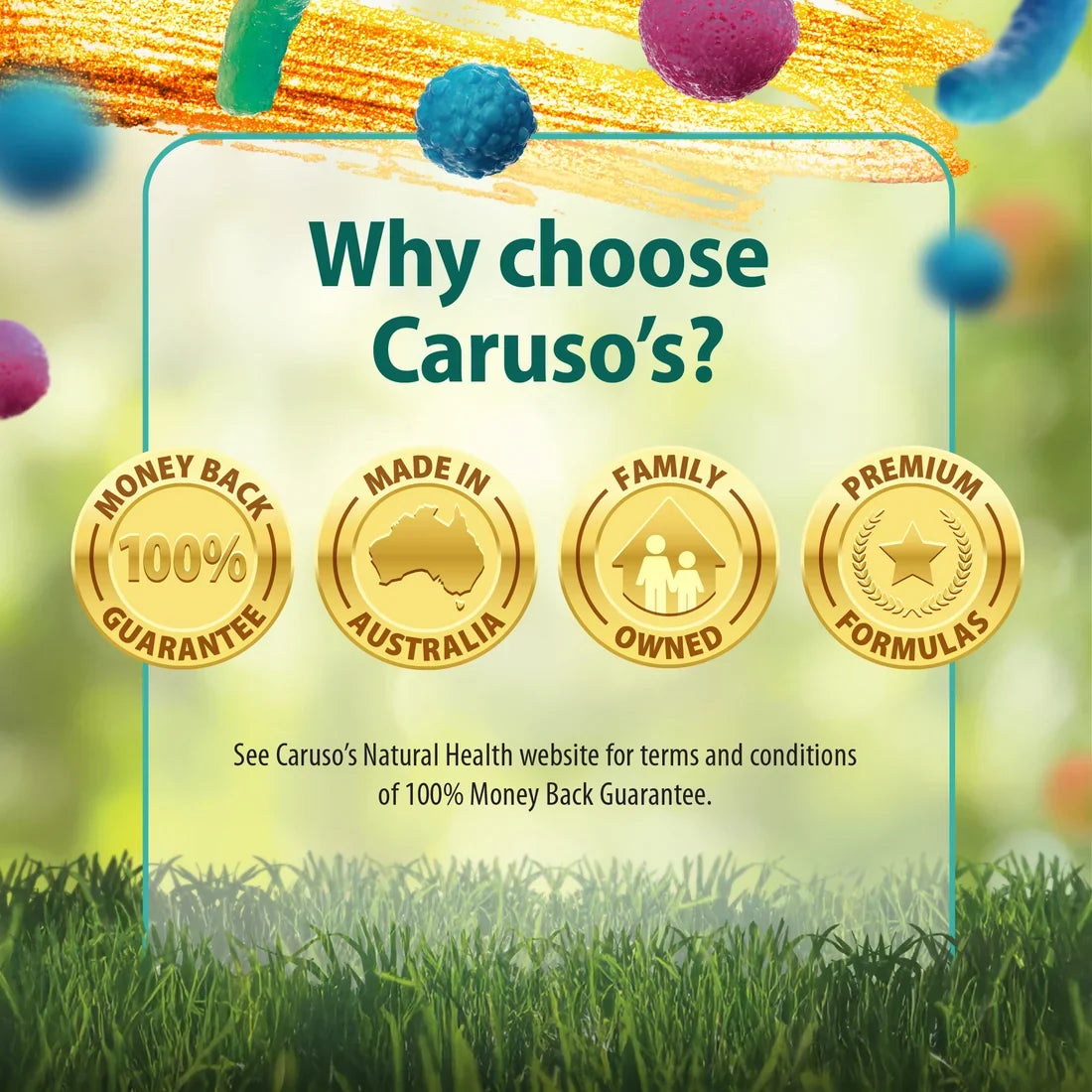 Caruso's Poo EZE Probiotic 60 Caps