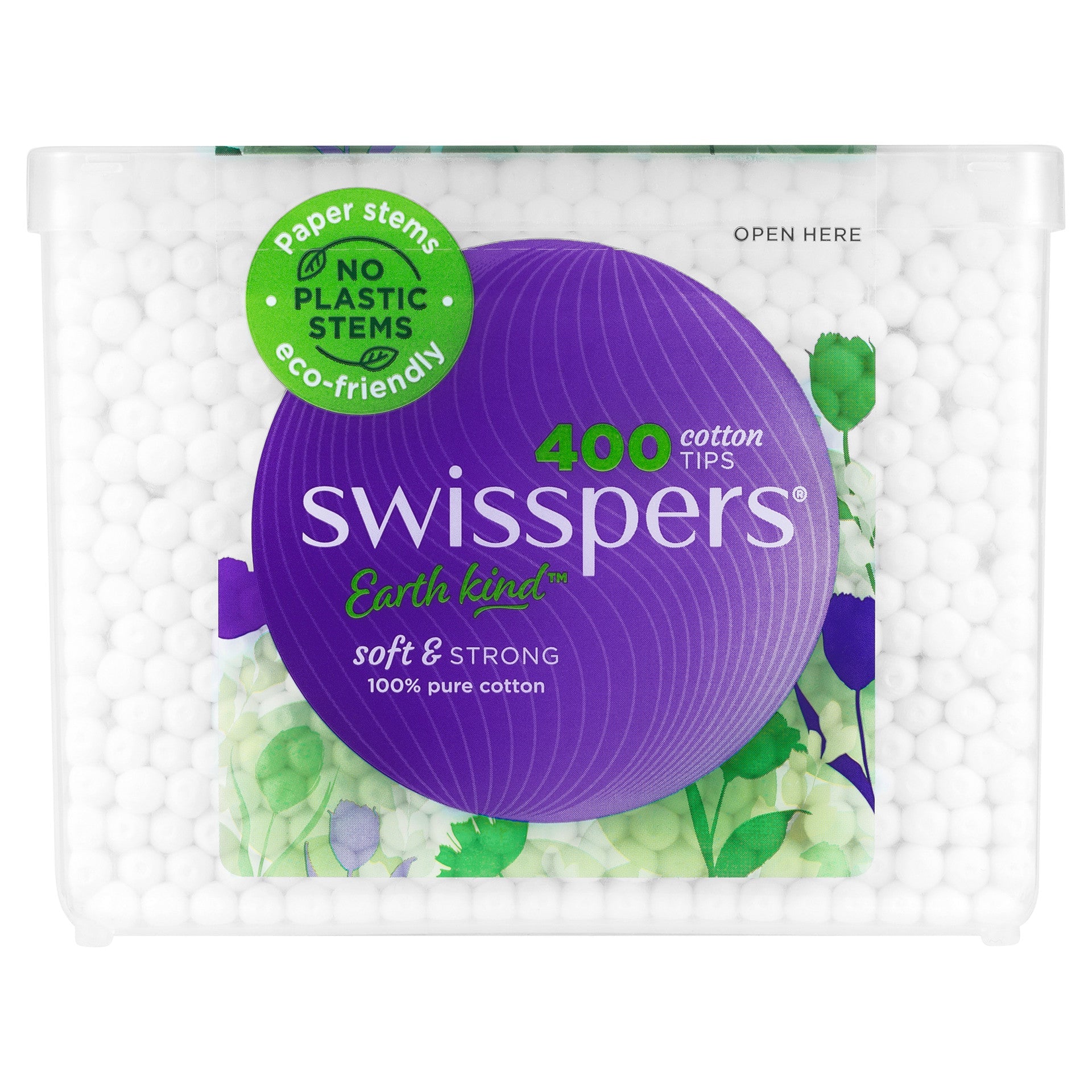 Swisspers Cotton Tips Paper Stems 400 Pack - Cutprice Online