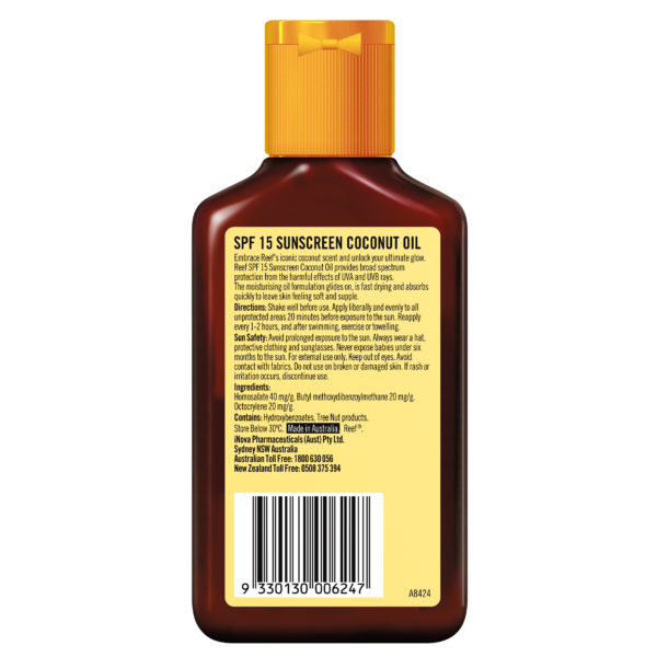 Reef Sun Tan Coconut Oil SPF15 125ml