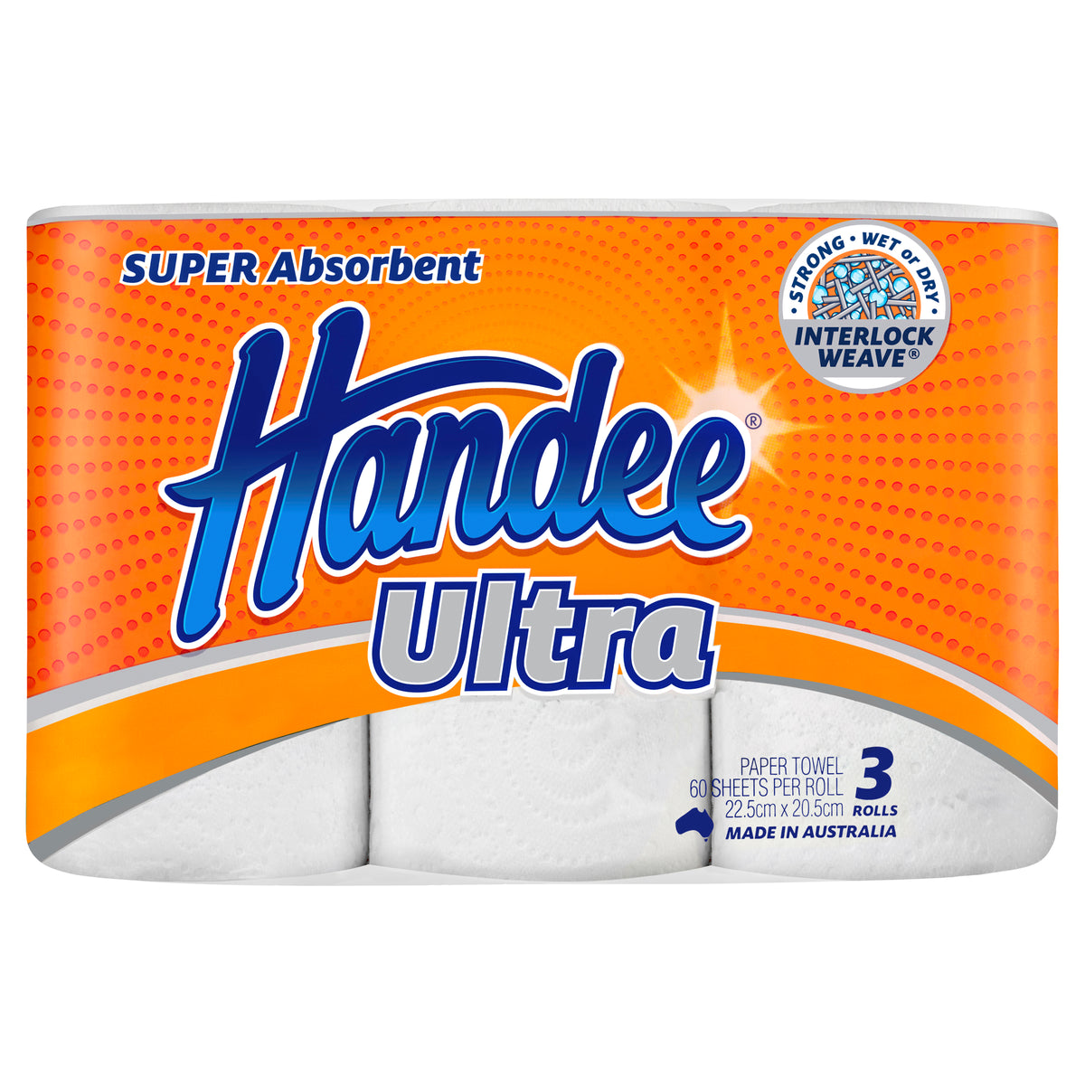 HANDEE PAPER TOWEL WHITE 3PK - Cutprice Online