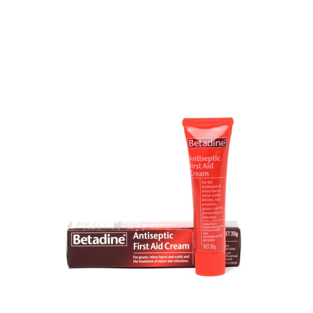 Betadine Antiseptic First Aid Cream 20g - Cutprice Online