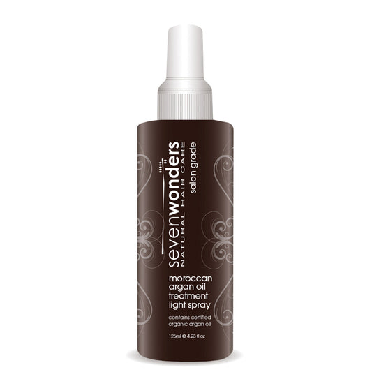 Seven Wonders Natural Hair Care Moroccan Argan Oil Treatment Light Spray 125ml - Cutprice Online