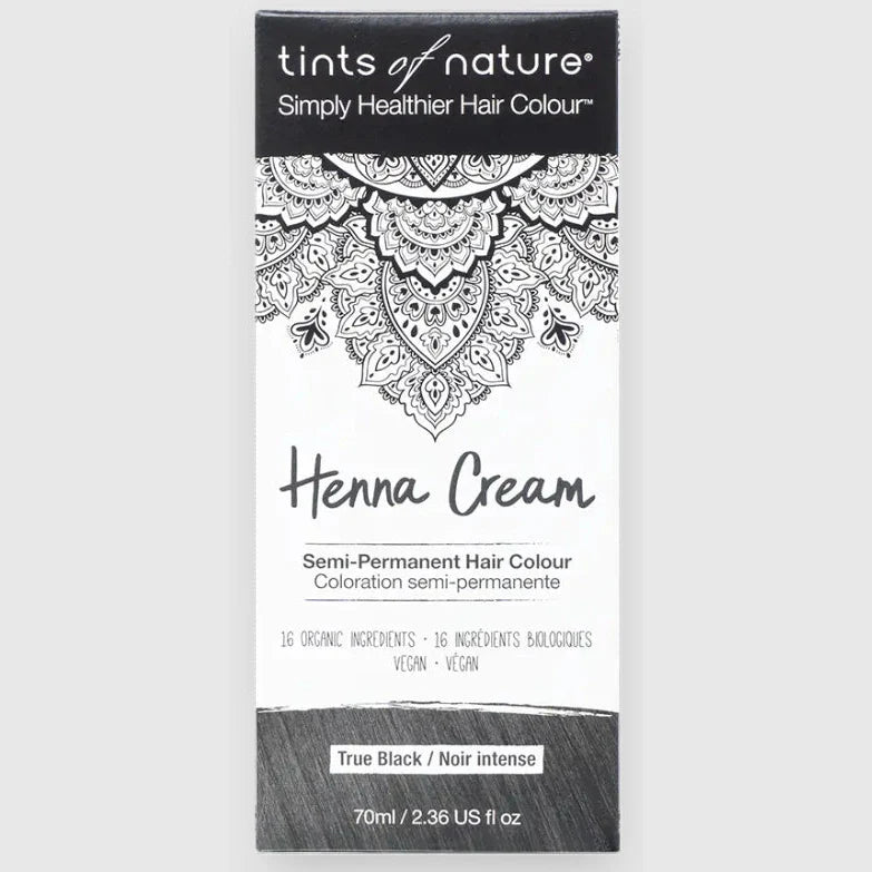 Tints of Nature Henna Cream (Semi-Permanent Hair Colour) Black 70ml - Cutprice Online