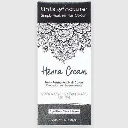 Tints of Nature Henna Cream (Semi-Permanent Hair Colour) Black 70ml - Cutprice Online
