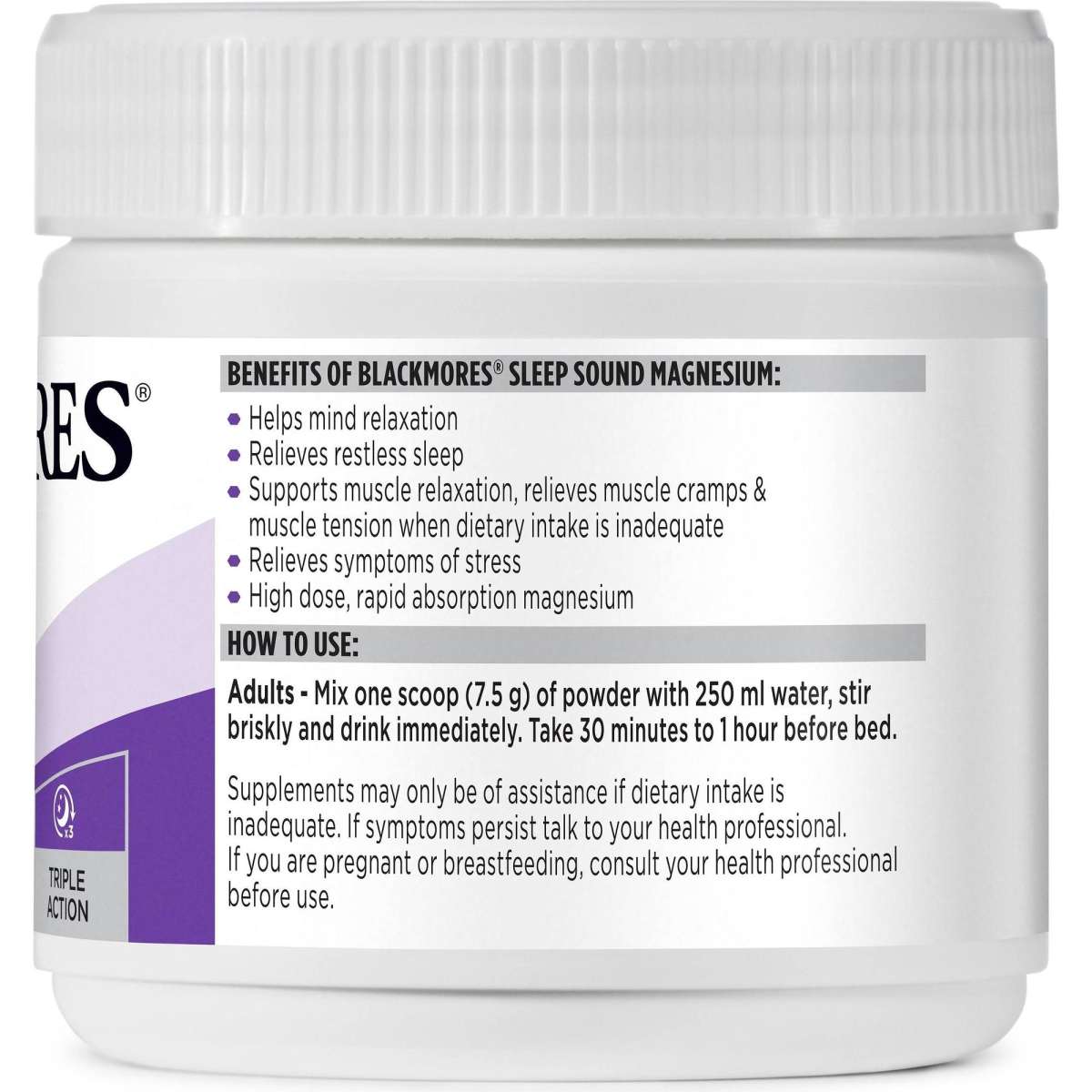 Blackmores Sleep Sound Magnesium Powder 187.5g - Cutprice Online