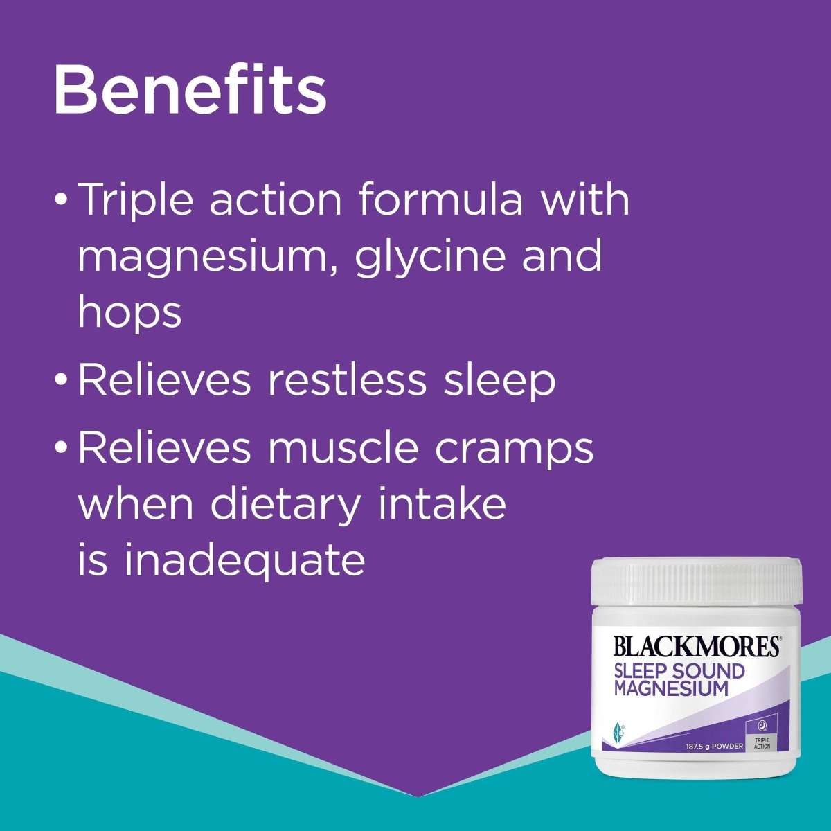 Blackmores Sleep Sound Magnesium Powder 187.5g - Cutprice Online