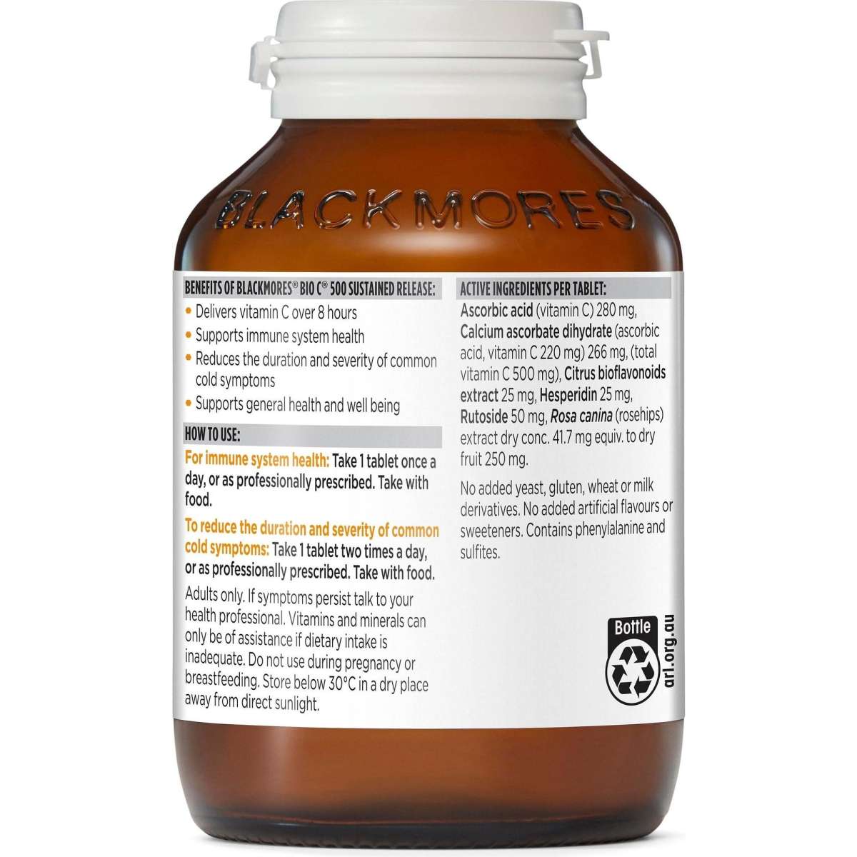 Blackmores Sustained Release C 200 Tablets - Cutprice Online