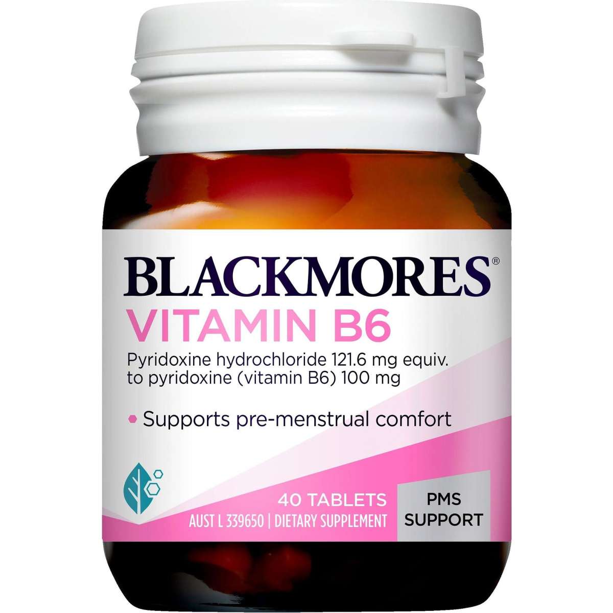 Blackmores Vitamin B6 100mg 40 Tablets New - Cutprice Online