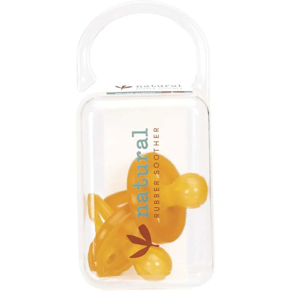 NATURAL RUBBER SOOTHERS Soother Large Rounded (6 Mths +) 1 NATURAL RUBBER